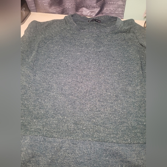 Zara woman's basic collection green medium sweater - Picture 8 of 12